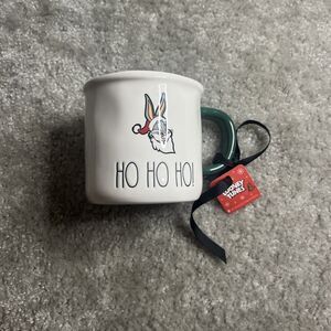 Rae Dunn Bugs Bunny Ho Ho Ho Mug Christmas Holiday Coffee Cup Warner Bros